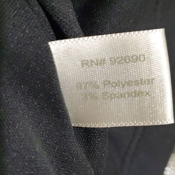 ANDREA BEHAR (Boston Proper) SPARKLING HOLIDAY/PARTY DRESS, Sz 10, Black-Silver - Picture 8 of 13